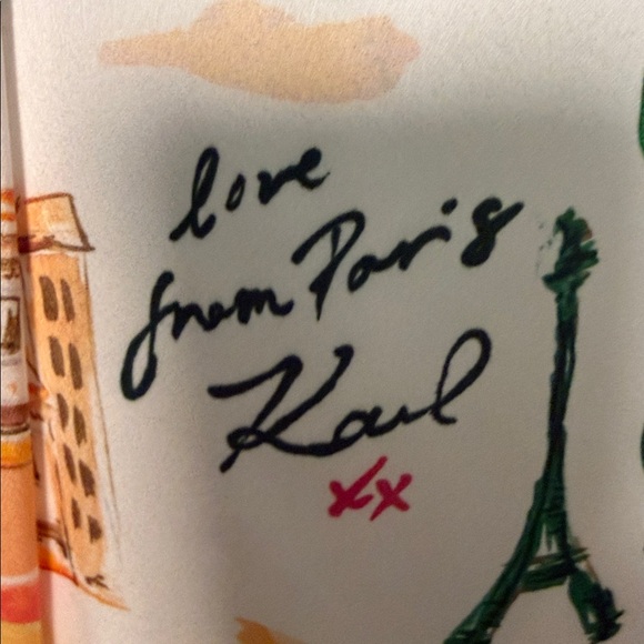 KARL LAGERFELD PARIS Colorful Printed Pants - Picture 4 of 15